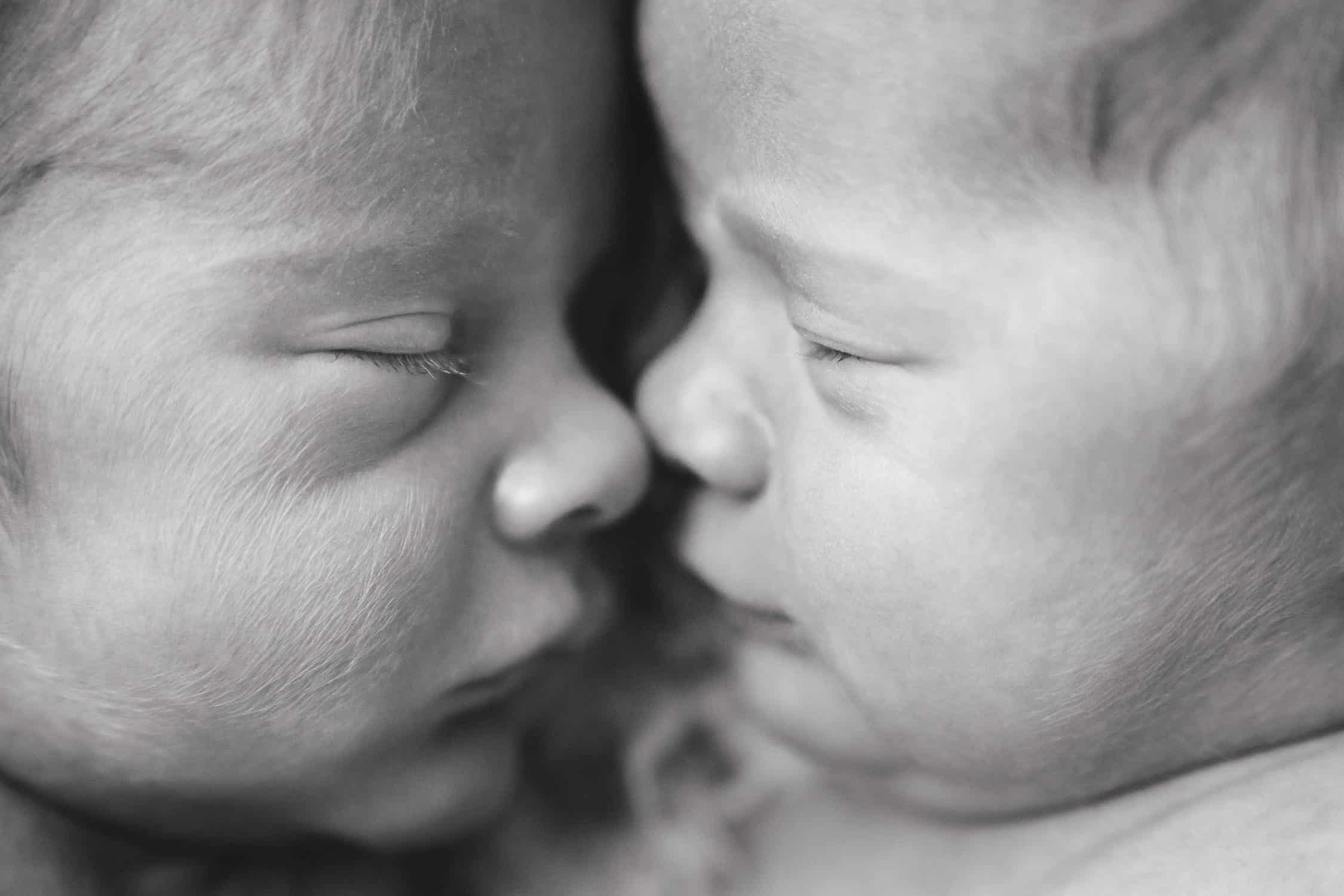 Kansas city twins showing the love of brother and sister outside the womb